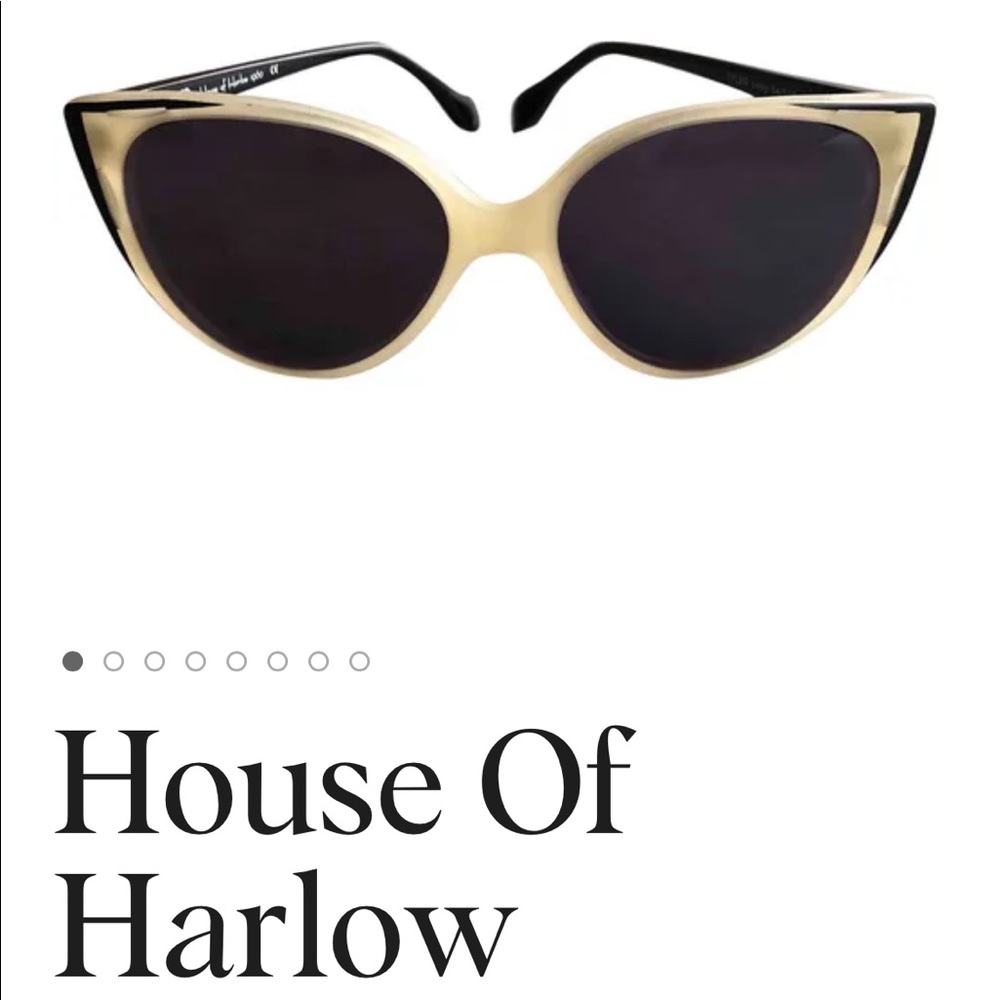 House of Harlow Tyler Ivory Sunglasses